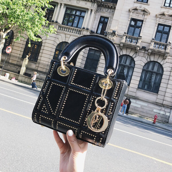 Dai Fei Bag Rivet Small Square Bag Small Xiangfeng Portable Shoulder Bag