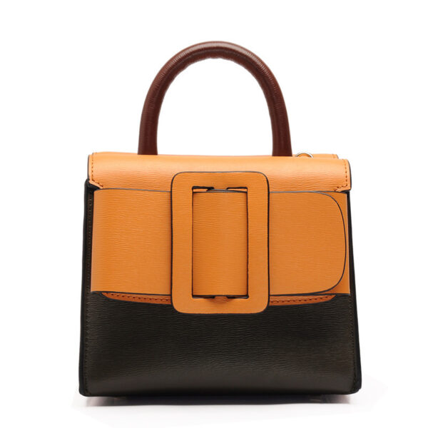 Contrasting European and American slung shoulder bag