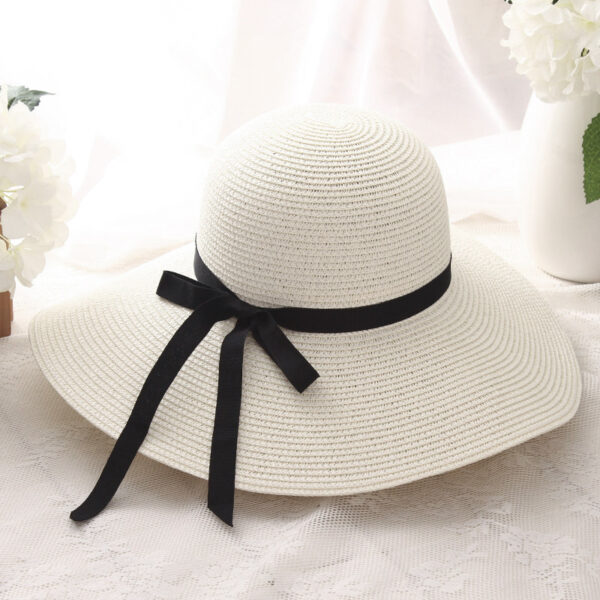 Outdoor Tourist Ladies Big Along The Bow Sunhat