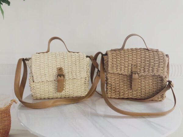 New Women's Summer Straw Woven Bag Shoulder Bag Paper Rope Bag