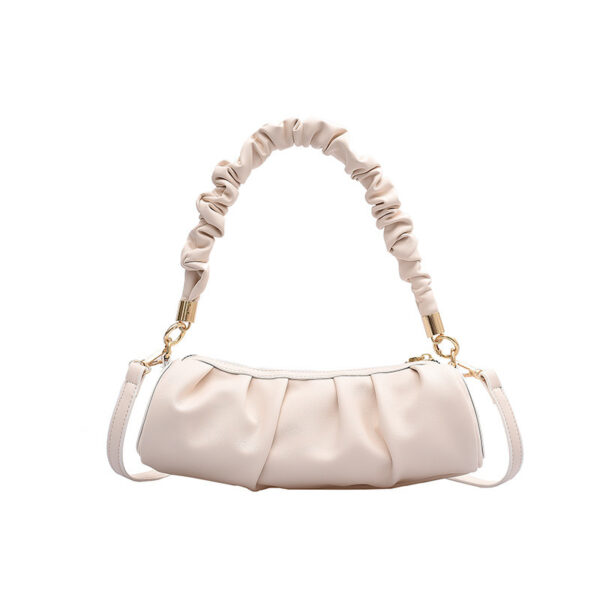 Pleated Handbag Simple One shoulder Messenger Bag