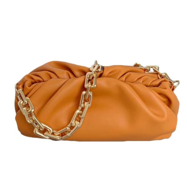 Fashion Leather Crocodile Pattern Cloud Bag