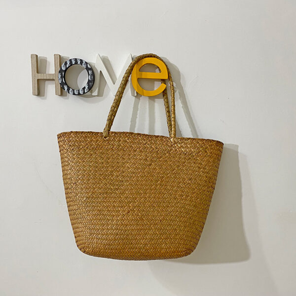 Large Capacity Rattan Straw Woven Tote Bag