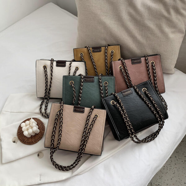 Chain Shoulder Messenger Small Square Bag