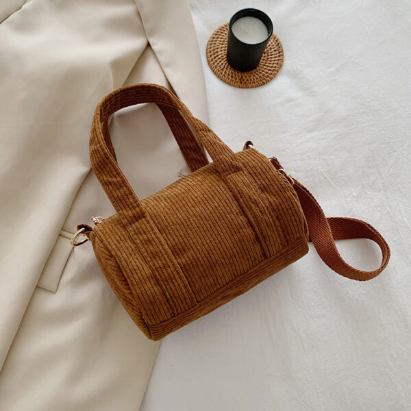 Fashion Leisure Corduroy Handbag