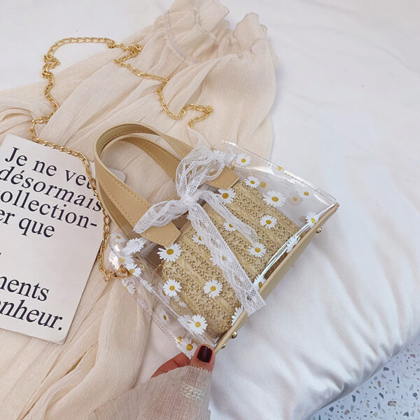 Western Style Chain Shoulder Messenger Bag Fashion Trend Printing