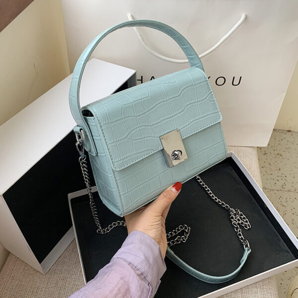 Stone pattern shoulder bag