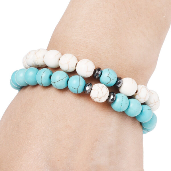 Romantic Friendship Distance Lovers Bracelet Black Iron