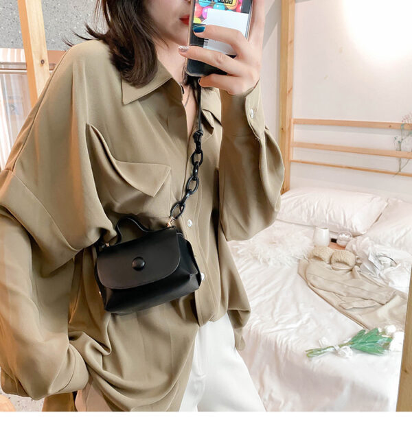 Ladies Messenger Bag Net Red All-Match Small Square Bag