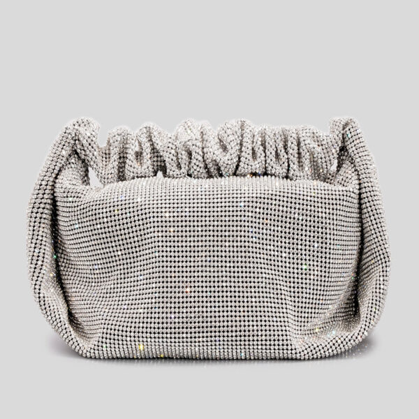 Ladies New Sparkling Diamond Pillow Bag