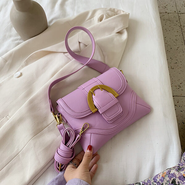 Textured small underarm bag