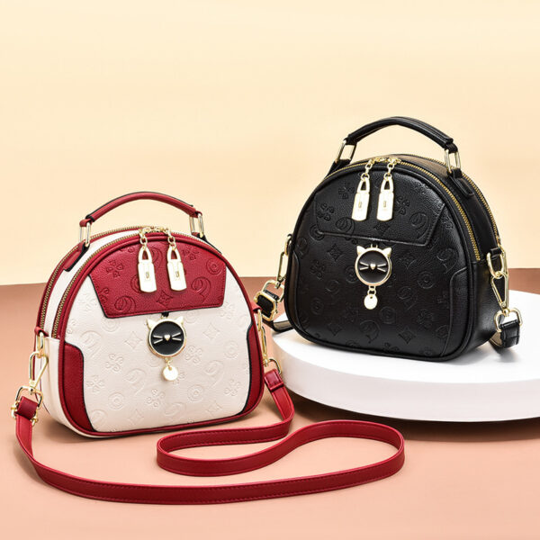 New Women's Cat Shoulder Bag Send Handbag