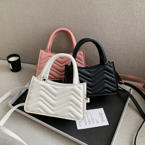 Candy Color Bag Handbag Solid Color Embroidery Messenger Bag