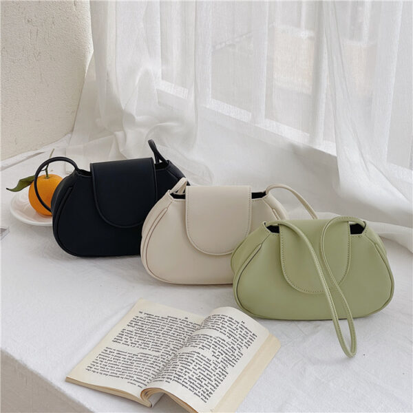 Handbag Irregular Oval Underarm Bag
