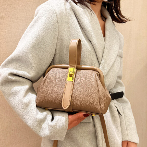 Pure Color PU Trend Personality Simple Shoulder Bag Messenger