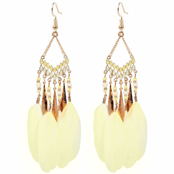 Tassel Beads Earrings Fashion Banquet Party Jewelry