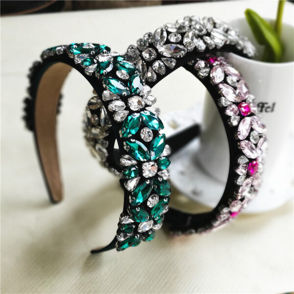 Floral All-match Super  Baroque Wide-brimmed Trend Headband