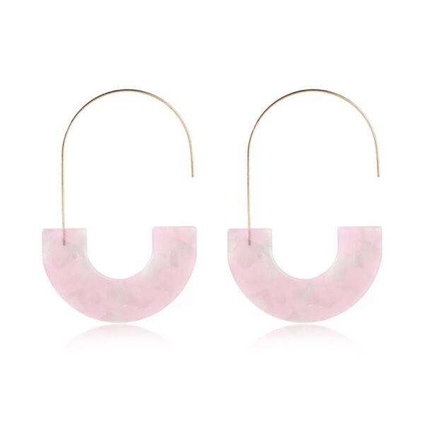 Acrylic Acrylic Stud Earrings