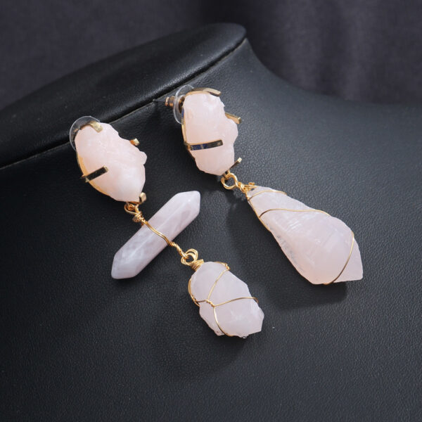 Big Brand Temperament Exaggerated Asymmetrical Acrylic Ins Earrings Female Geometric Long Wild  Earrings