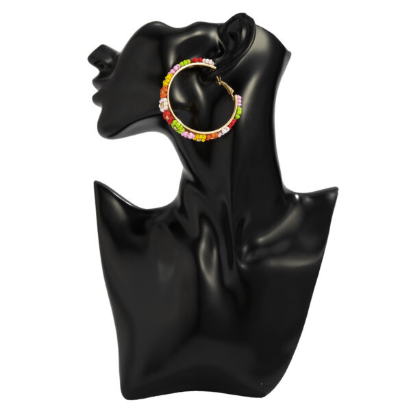 Boho Style Small Daisy Flower Ring Earrings