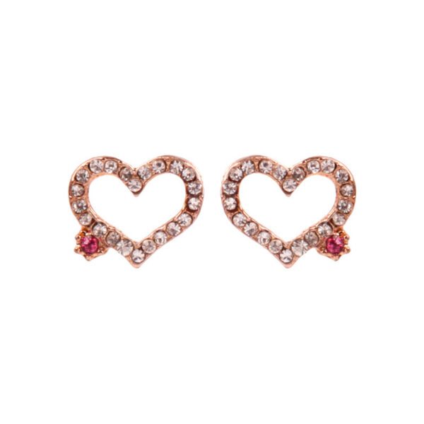 And Sweet, Simple And Stylish, Hollow Love Stud Earrings