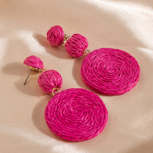 European And American Lafite Circled Earrings