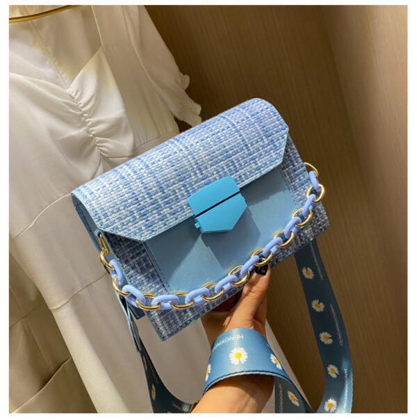 Broadband Chain Single Shoulder Messenger Small Square Bag