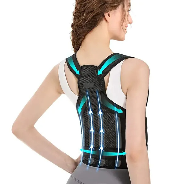 Ergonomic Posture Support Belt - Adjustable Compression For Lower Back Pain Relief - Image 5