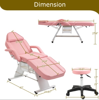 Metal Massage Salon Tattoo Chair - Image 8