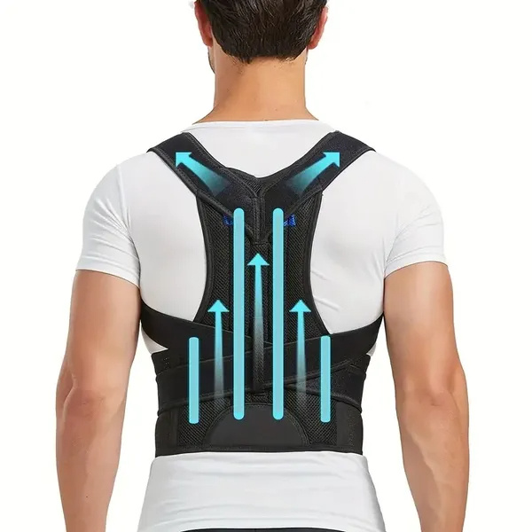 Ergonomic Posture Support Belt - Adjustable Compression For Lower Back Pain Relief - Image 3