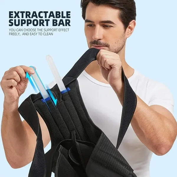 Ergonomic Posture Support Belt - Adjustable Compression For Lower Back Pain Relief - Image 4
