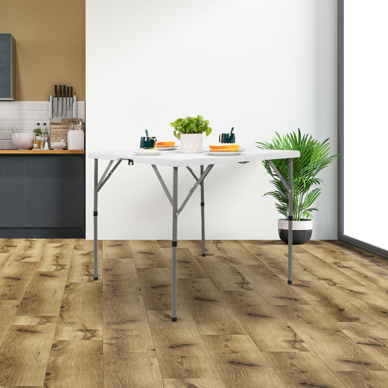 34inch Foldable Square Table - Image 3