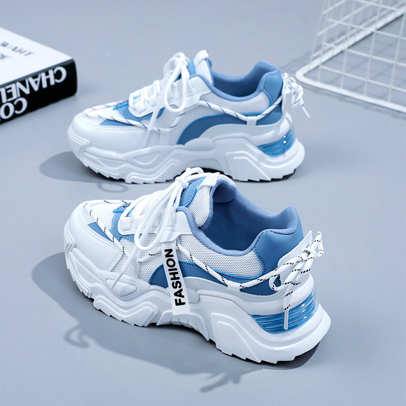 Women's Fashionable Breathable Mesh All-Match Platform Sports Shoes - Image 4