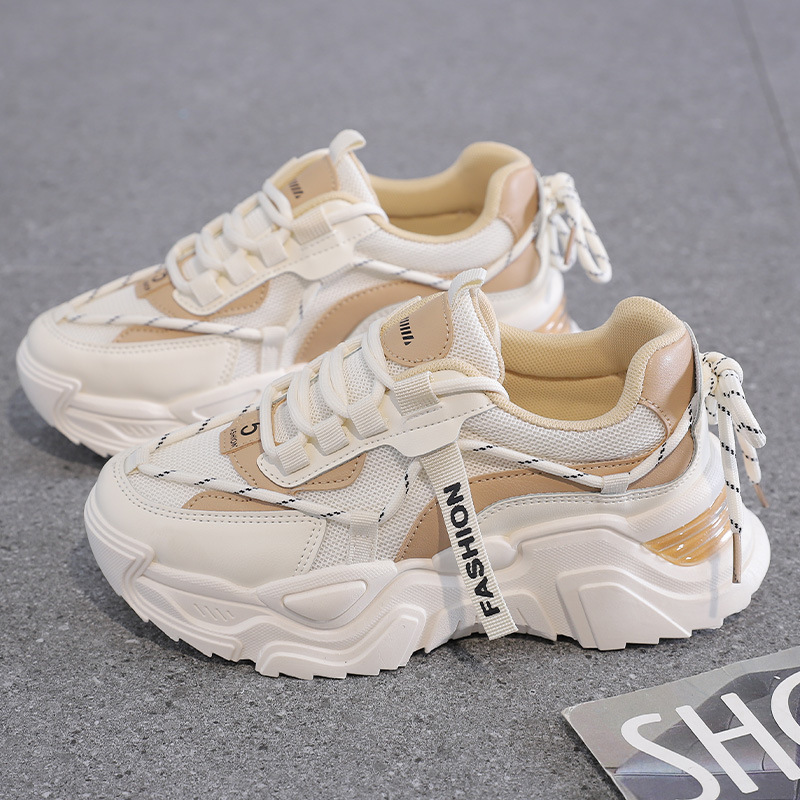 Women's Fashionable Breathable Mesh All-Match Platform Sports Shoes - Image 6
