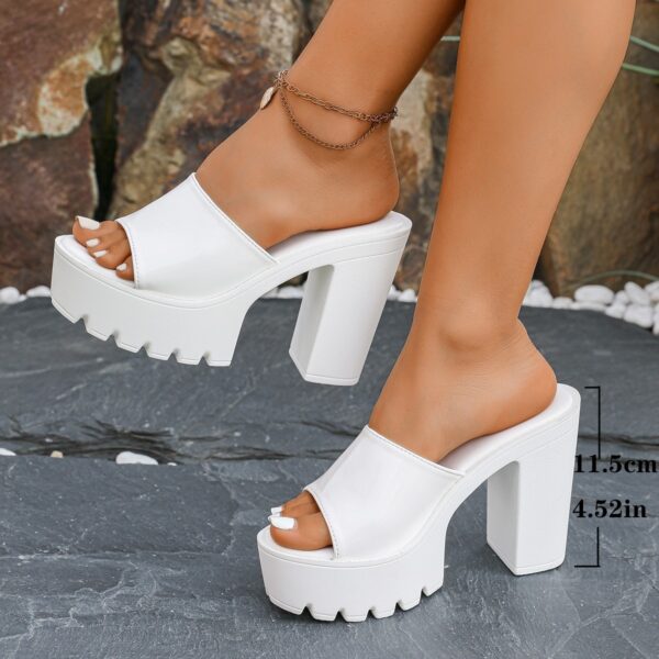 Women's Fashionable Chunky Heel High Heels